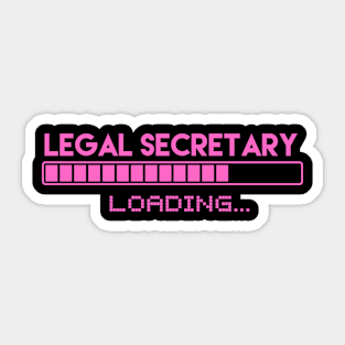 Legal Secretary Loading Sticker